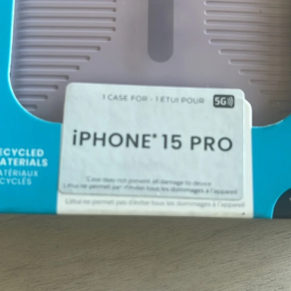 Speck iPhone 15 Pro Candy Shell Grip Purply Pink Case